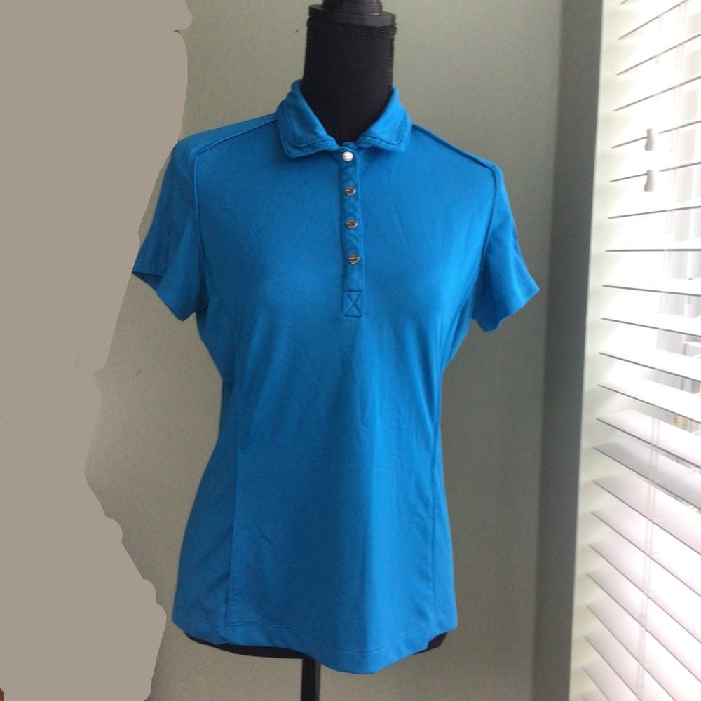 Tail Golf Polo - Ocean Blue